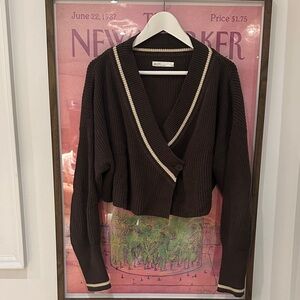 OAK FORT CROPPED CARDI